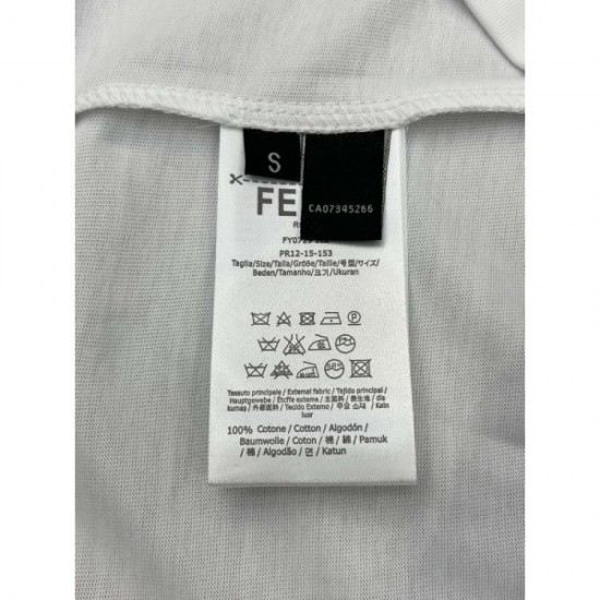 2022SS Hottest Domestic sold out Limited quantity FENDI FENDI Men's and women's short sleeve T-shirt 2022SS Hottest Domestic sold out Limited quantity FENDI FENDI Men's and women's short sleeve T-shirt