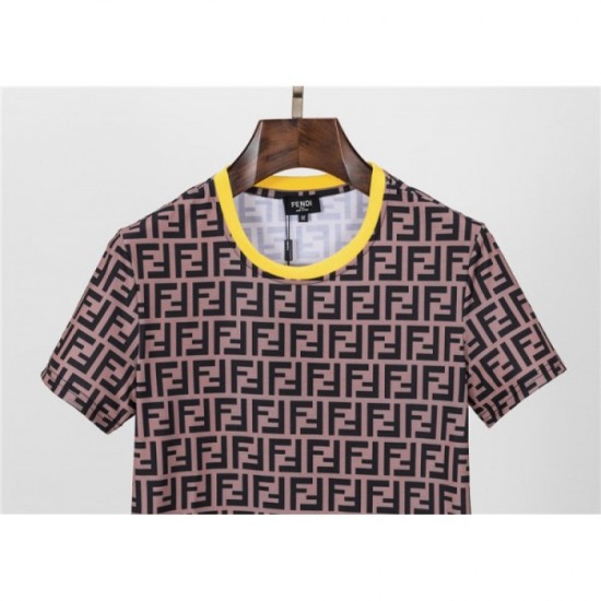 Men's T-shirt with a perfect sense of fashion 2022SS FENDI FENDI Men's T-shirt with a perfect sense of fashion 2022SS FENDI FENDI