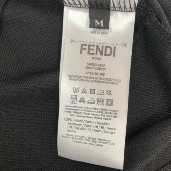 High quality popular item Men's T-shirt 2022SS FENDI Fendi High quality popular item Men's T-shirt 2022SS FENDI Fendi