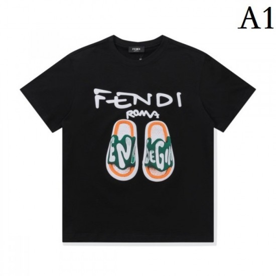 2022SS short-sleeved T-shirt The latest popular topic FENDI Fendi 2022SS short-sleeved T-shirt The latest popular topic FENDI Fendi