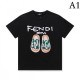 2022SS short-sleeved T-shirt The latest popular topic FENDI Fendi 2022SS short-sleeved T-shirt The latest popular topic FENDI Fendi