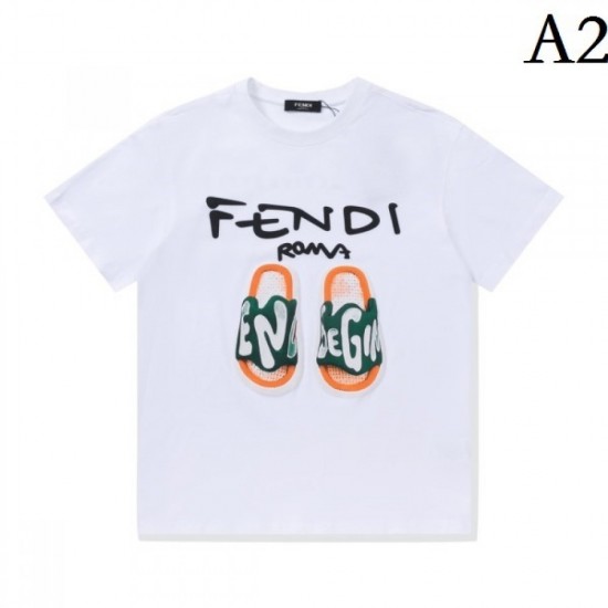 2022SS short-sleeved T-shirt The latest popular topic FENDI Fendi 2022SS short-sleeved T-shirt The latest popular topic FENDI Fendi