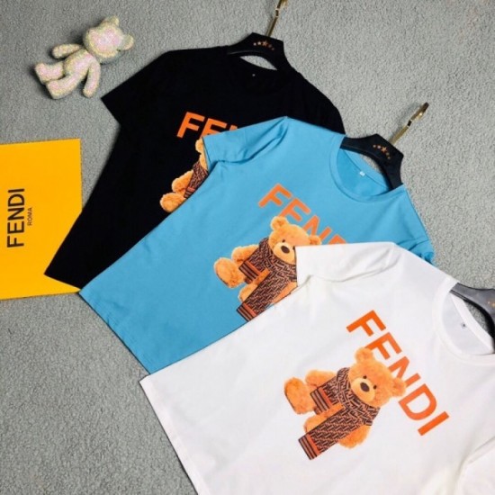 2022SS short-sleeved T-shirt popular sale 100% new FENDI Fendi 2022SS short-sleeved T-shirt popular sale 100% new FENDI Fendi