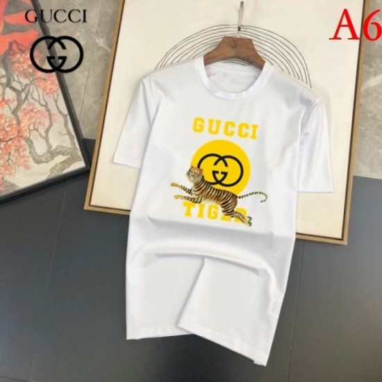 GUCCI Men's Short Sleeve T-shirt 2022 New Korean Fashion Gucci GUCCI Men's Short Sleeve T-shirt 2022 New Korean Fashion Gucci
