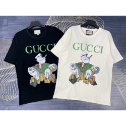 2022SS New product ☆ Inevitably sold out GUCCI Gucci Men's and women's short-sleeved T-shirt