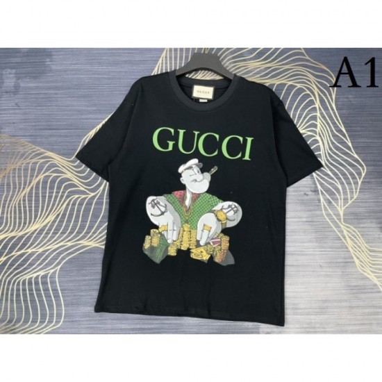 2022SS New product ☆ Inevitably sold out GUCCI Gucci Men's and women's short-sleeved T-shirt 2022SS New product ☆ Inevitably sold out GUCCI Gucci Men's and women's short-sleeved T-shirt