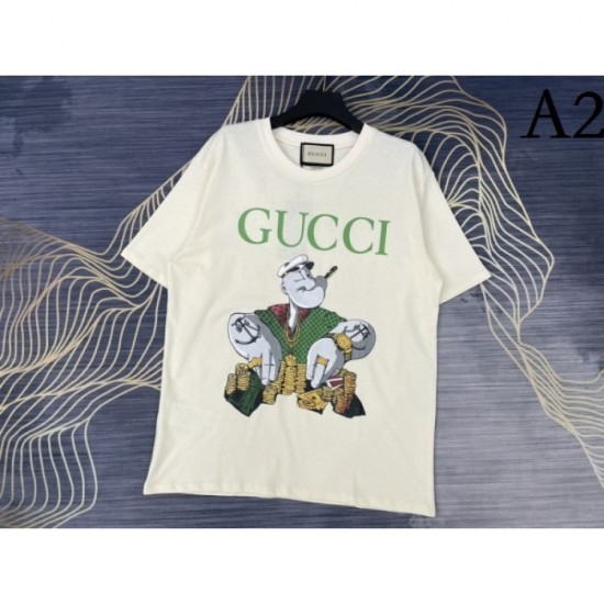 2022SS New product ☆ Inevitably sold out GUCCI Gucci Men's and women's short-sleeved T-shirt 2022SS New product ☆ Inevitably sold out GUCCI Gucci Men's and women's short-sleeved T-shirt