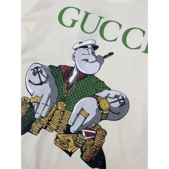2022SS New product ☆ Inevitably sold out GUCCI Gucci Men's and women's short-sleeved T-shirt 2022SS New product ☆ Inevitably sold out GUCCI Gucci Men's and women's short-sleeved T-shirt