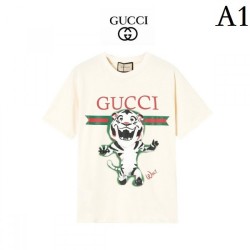 2022SS Popular GUCCI Gucci men's and women's short-sleeved T-shirt