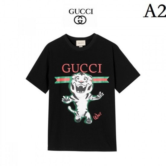 2022SS Popular GUCCI Gucci men's and women's short-sleeved T-shirt 2022SS Popular GUCCI Gucci men's and women's short-sleeved T-shirt