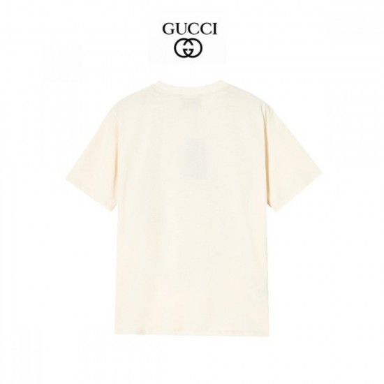 2022SS Popular GUCCI Gucci men's and women's short-sleeved T-shirt 2022SS Popular GUCCI Gucci men's and women's short-sleeved T-shirt