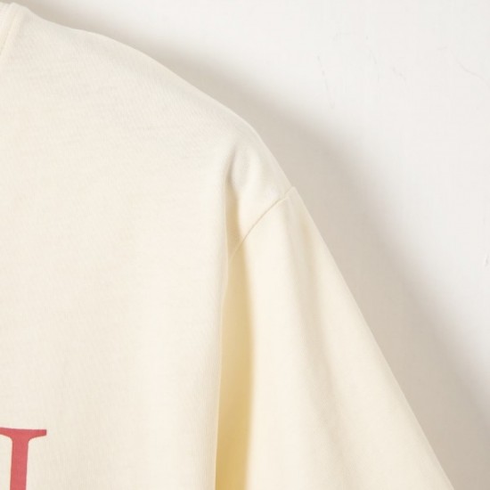 2022SS Popular GUCCI Gucci men's and women's short-sleeved T-shirt 2022SS Popular GUCCI Gucci men's and women's short-sleeved T-shirt