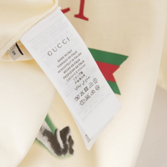2022SS Popular GUCCI Gucci men's and women's short-sleeved T-shirt 2022SS Popular GUCCI Gucci men's and women's short-sleeved T-shirt