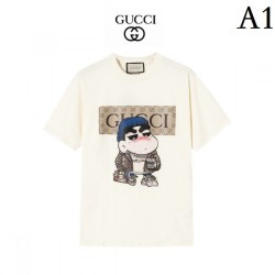 2022SS New limited edition very beautiful color GUCCI Gucci Men's and women's short sleeve T-shirt