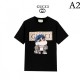 2022SS New limited edition very beautiful color GUCCI Gucci Men's and women's short sleeve T-shirt 2022SS New limited edition very beautiful color GUCCI Gucci Men's and women's short sleeve T-shirt