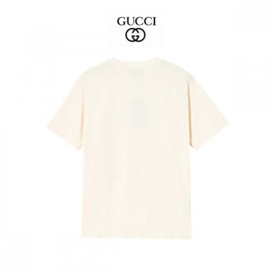 2022SS New limited edition very beautiful color GUCCI Gucci Men's and women's short sleeve T-shirt 2022SS New limited edition very beautiful color GUCCI Gucci Men's and women's short sleeve T-shirt