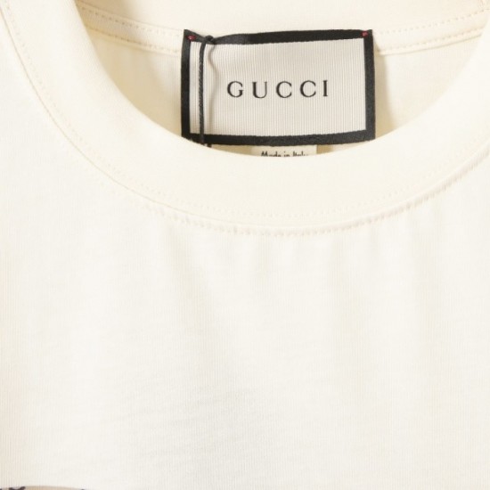 2022SS New limited edition very beautiful color GUCCI Gucci Men's and women's short sleeve T-shirt 2022SS New limited edition very beautiful color GUCCI Gucci Men's and women's short sleeve T-shirt