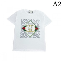 2022SS Gift Optimal Limited Time GUCCI Gucci Men's and Women's Short Sleeve T-shirt
