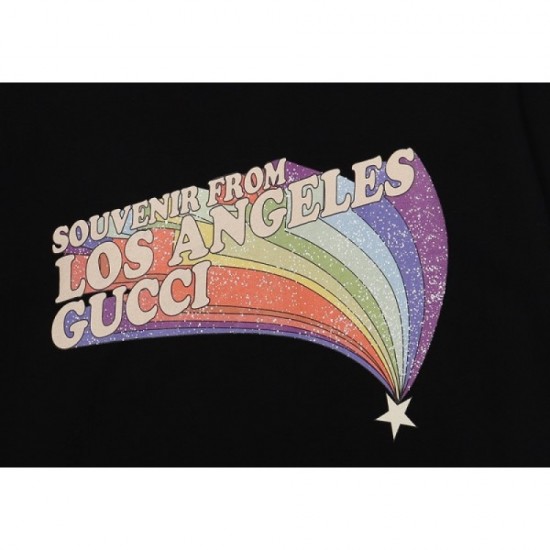 GUCCI Gucci 2022SS men's short-sleeved T-shirt excellent brand print GUCCI Gucci 2022SS men's short-sleeved T-shirt excellent brand print