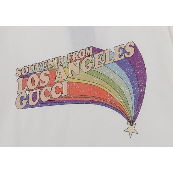 GUCCI Gucci 2022SS men's short-sleeved T-shirt excellent brand print GUCCI Gucci 2022SS men's short-sleeved T-shirt excellent brand print