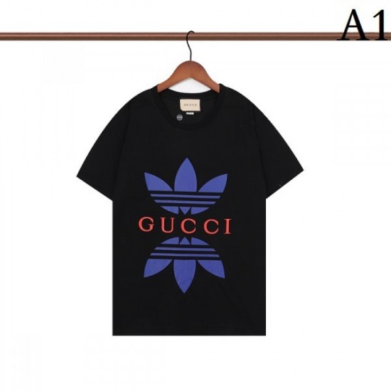GUCCI Gucci 2022SS men's short-sleeved T-shirt continues to be a brand this season GUCCI Gucci 2022SS men's short-sleeved T-shirt continues to be a brand this season