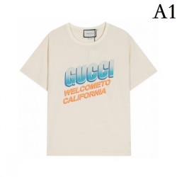 GUCCI Gucci 2022SS men's short-sleeved T-shirt with high fashion sensitivity