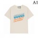 GUCCI Gucci 2022SS men's short-sleeved T-shirt with high fashion sensitivity GUCCI Gucci 2022SS men's short-sleeved T-shirt with high fashion sensitivity