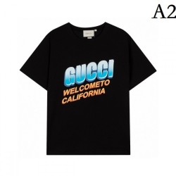 GUCCI Gucci 2022SS men's short-sleeved T-shirt with high fashion sensitivity