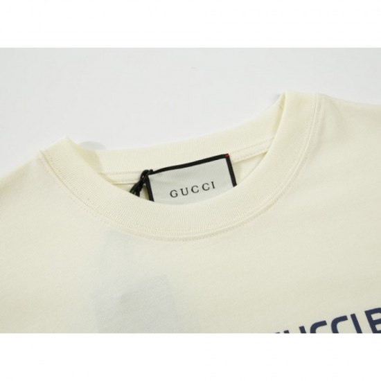 2022SS short-sleeved T-shirt Summer new work with a sense of stability GUCCI Gucci 2022SS short-sleeved T-shirt Summer new work with a sense of stability GUCCI Gucci
