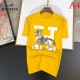 HERMES Men's Short Sleeve T-shirt 2022 New Hermes that seems to be bright spring and summer HERMES Men's Short Sleeve T-shirt 2022 New Hermes that seems to be bright spring and summer