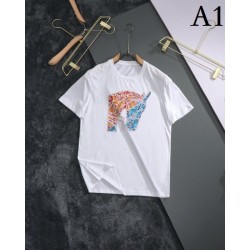 2022SS Short-sleeved T-shirt Summer new work HERMES Hermes