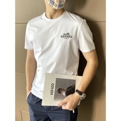 2022SS Short-sleeved T-shirt Item with high expectations HERMES Hermes