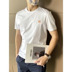 2022SS short-sleeved T-shirt sale at an attractive price HERMES Hermes