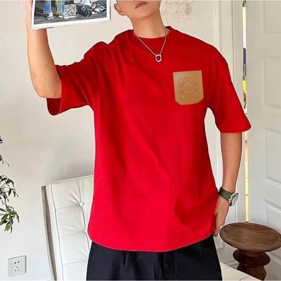 LOEWE Men's Short Sleeve T-shirt 2022 New Loewe with a neat feeling LOEWE Men's Short Sleeve T-shirt 2022 New Loewe with a neat feeling