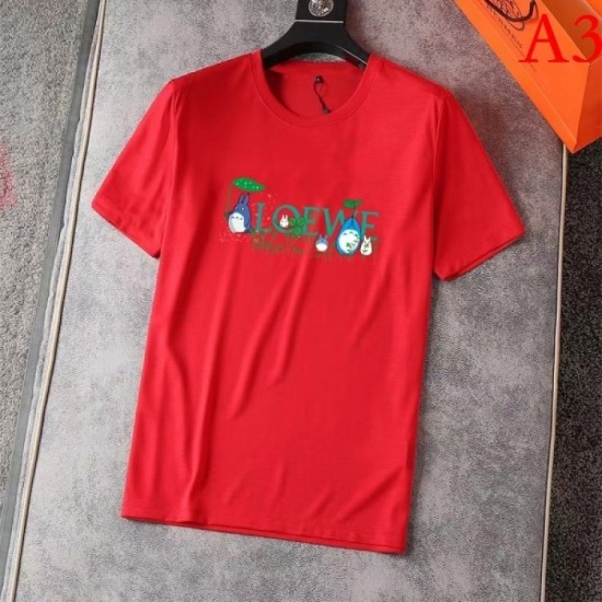 LOEWE Men's Short Sleeve T-shirt 2022 New Conspicuously strong Loewe LOEWE Men's Short Sleeve T-shirt 2022 New Conspicuously strong Loewe