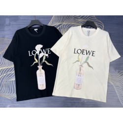2022SS Very easy to incorporate LOEWE Men's and women's short-sleeved T-shirt