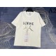 2022SS Very easy to incorporate LOEWE Men's and women's short-sleeved T-shirt 2022SS Very easy to incorporate LOEWE Men's and women's short-sleeved T-shirt