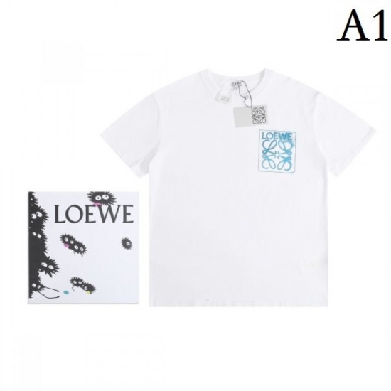 2022SS short-sleeved T-shirt LOEWE Loewe aiming at a fashionable senior 2022SS short-sleeved T-shirt LOEWE Loewe aiming at a fashionable senior