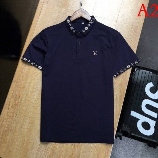 LOUIS VUITTON Men's Short Sleeve T-shirt 2022 New Gorgeous Impression Louis Vuitton LOUIS VUITTON Men's Short Sleeve T-shirt 2022 New Gorgeous Impression Louis Vuitton
