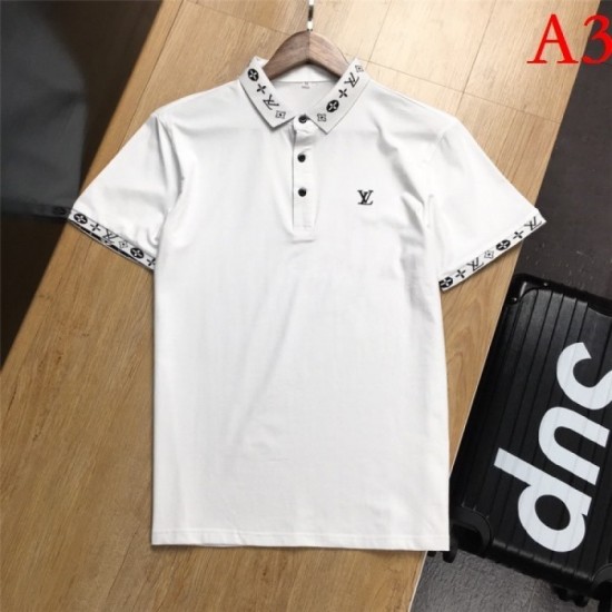 LOUIS VUITTON Men's Short Sleeve T-shirt 2022 New Gorgeous Impression Louis Vuitton LOUIS VUITTON Men's Short Sleeve T-shirt 2022 New Gorgeous Impression Louis Vuitton