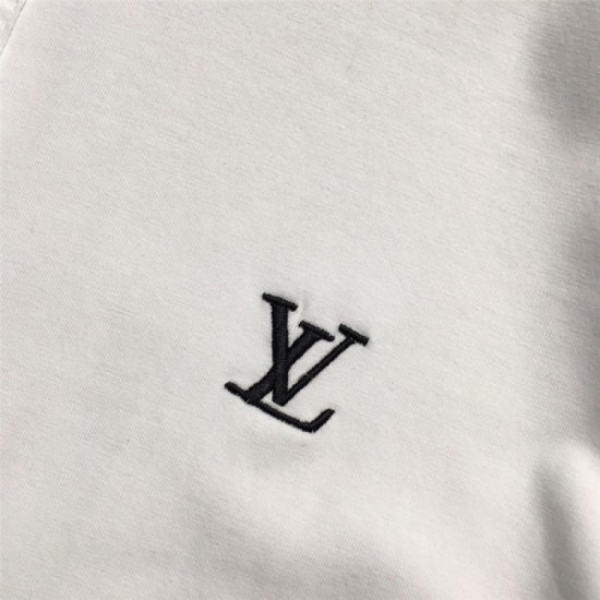 LOUIS VUITTON Men's Short Sleeve T-shirt 2022 New Gorgeous Impression Louis Vuitton LOUIS VUITTON Men's Short Sleeve T-shirt 2022 New Gorgeous Impression Louis Vuitton
