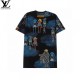 LOUIS VUITTON Men's Short Sleeve T-shirt 2022 New Sophisticated Impression Louis Vuitton LOUIS VUITTON Men's Short Sleeve T-shirt 2022 New Sophisticated Impression Louis Vuitton
