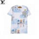 LOUIS VUITTON Men's Short Sleeve T-shirt 2022 New Sophisticated Impression Louis Vuitton LOUIS VUITTON Men's Short Sleeve T-shirt 2022 New Sophisticated Impression Louis Vuitton