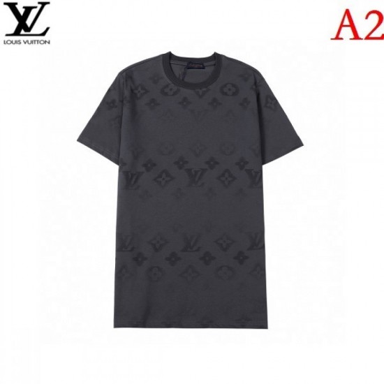 LOUIS VUITTON Men's Short Sleeve T-shirt 2022 New Eye-catching 1st Louis Vuitton LOUIS VUITTON Men's Short Sleeve T-shirt 2022 New Eye-catching 1st Louis Vuitton