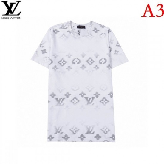 LOUIS VUITTON Men's Short Sleeve T-shirt 2022 New Eye-catching 1st Louis Vuitton LOUIS VUITTON Men's Short Sleeve T-shirt 2022 New Eye-catching 1st Louis Vuitton