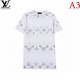 LOUIS VUITTON Men's Short Sleeve T-shirt 2022 New Eye-catching 1st Louis Vuitton LOUIS VUITTON Men's Short Sleeve T-shirt 2022 New Eye-catching 1st Louis Vuitton