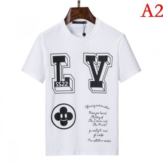 LOUIS VUITTON Men's Short Sleeve T-shirt 2022 New Keep an eye on Louis Vuitton LOUIS VUITTON Men's Short Sleeve T-shirt 2022 New Keep an eye on Louis Vuitton