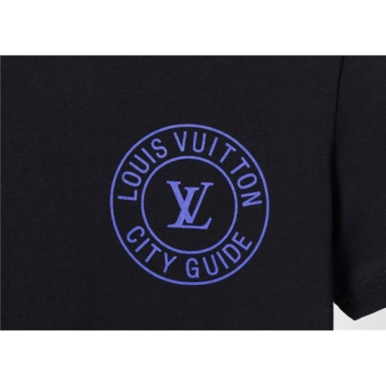 LOUIS VUITTON Men's Short Sleeve T-shirt 2022 New Louis Vuitton Attention LOUIS VUITTON Men's Short Sleeve T-shirt 2022 New Louis Vuitton Attention