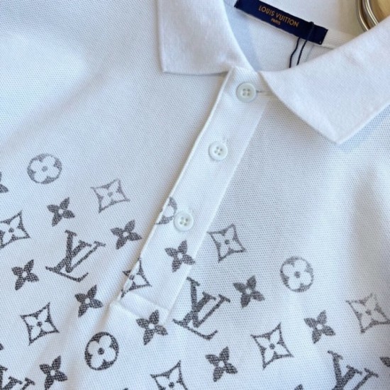 LOUIS VUITTON Men's Short Sleeve T-shirt 2022 New Cute New Model Louis Vuitton LOUIS VUITTON Men's Short Sleeve T-shirt 2022 New Cute New Model Louis Vuitton