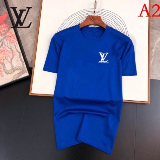 LOUIS VUITTON Men's short-sleeved T-shirt 2022 New charm Louis Vuitton LOUIS VUITTON Men's short-sleeved T-shirt 2022 New charm Louis Vuitton